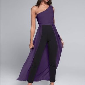 One shoulder jumpsuit